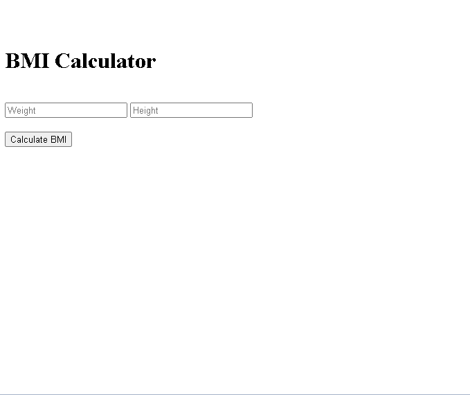 BMI Calculator